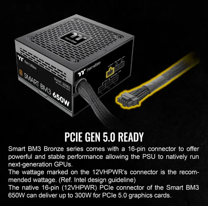 Fuente Thermaltake Smart 650W 80 Plus